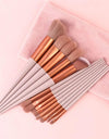 13Pcs Foundation Brush Makeup Set with Bag